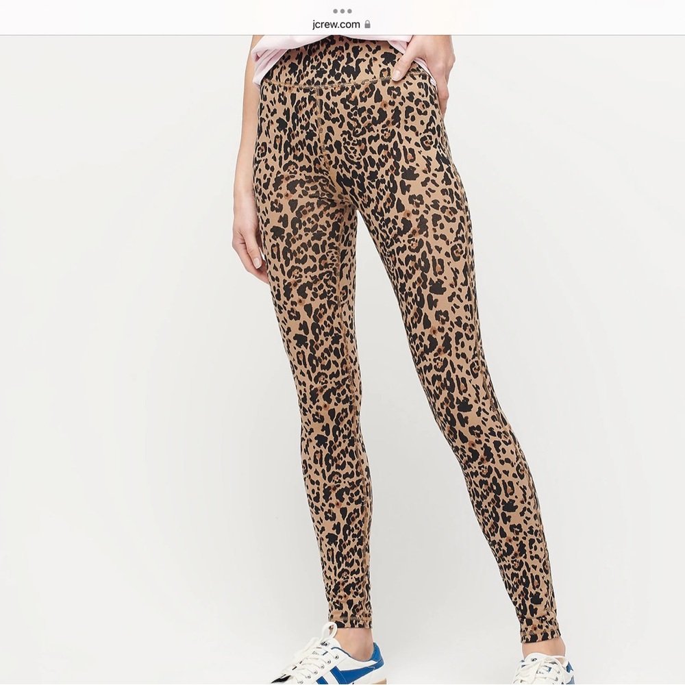 J Crew Leopard Leggings